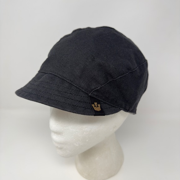 Accessories - Goorin Bros Reversible Newsboy Cap Black & Grey Pinstripe Cotton Flat Hat Size M